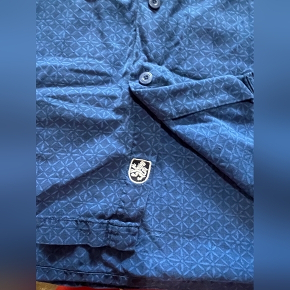 Nat Nast Luxury Originals Men's Blue Silk Cotton Casual Button Up Shirt Size XXL - Picture 3 of 5